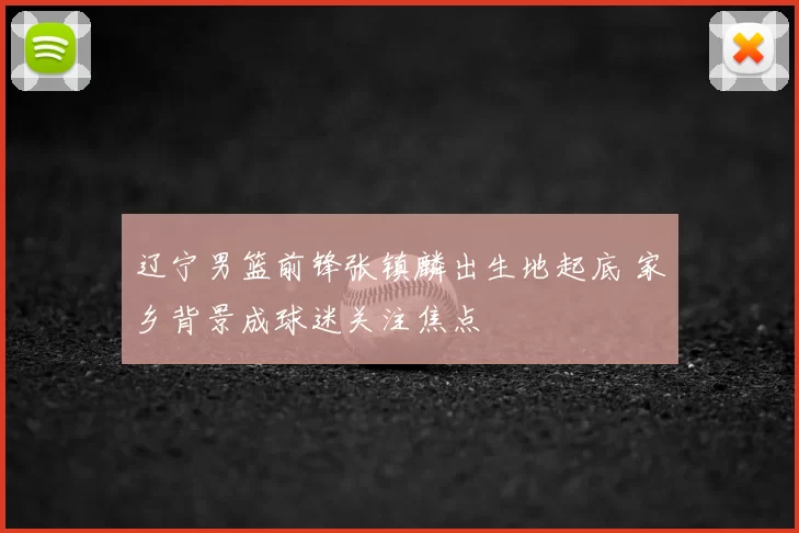 辽宁男篮前锋张镇麟出生地起底 家乡背景成球迷关注焦点